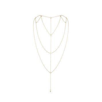 Ланцюжок для спини Bijoux Indiscrets Magnifique Back and Cleavage Chain - Gold, прикраса для тіла SO2657 фото