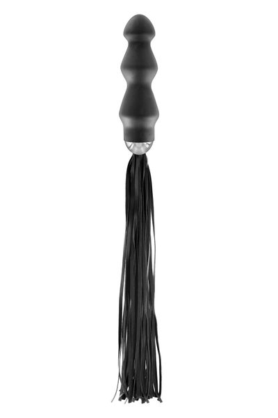 Flogger with anal plug handle Fetish Tentation Whip with Plug Handle