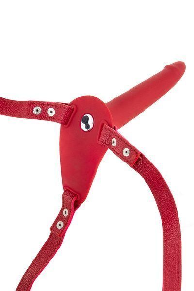 Fetish Tentation Vibrating Strap-On with Dildo Red