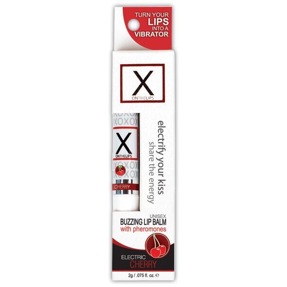 Sensuva X on the Lips Cherry Stimulating Lip Balm with Pheromones