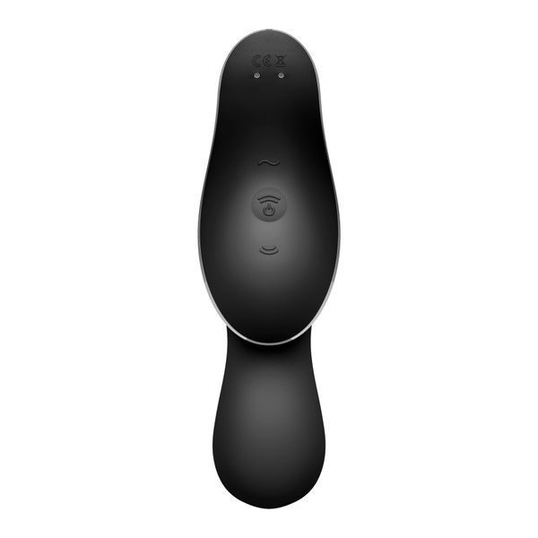 Вакуумний стимулятор з вібрацією Satisfyer Curvy Trinity 2 Black SO6085 фото