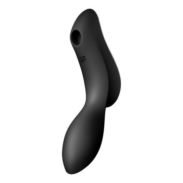 Вакуумний стимулятор з вібрацією Satisfyer Curvy Trinity 2 Black SO6085 фото