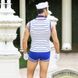 Men's erotic sailor costume "Ravenous Robin" One Size: shorts, tank top, gloves, scarf,