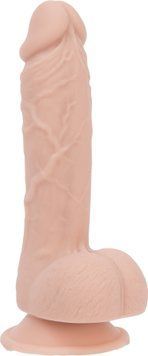ADDICTION Mark 7.5&Prime; Dildo With Balls, Beige, Realistic Suction Cup Dildo