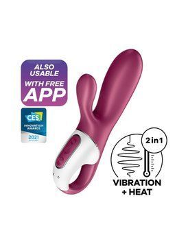 Смарт вібратор-кролик із підігрівом Satisfyer Hot Bunny SO6086 фото