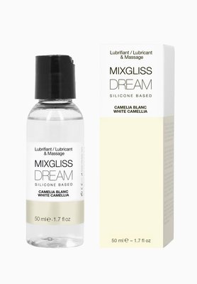 MixGliss DREAM - CAMELIA BLANC Silicone-based Lubricant (50 ml) with white camellia scent