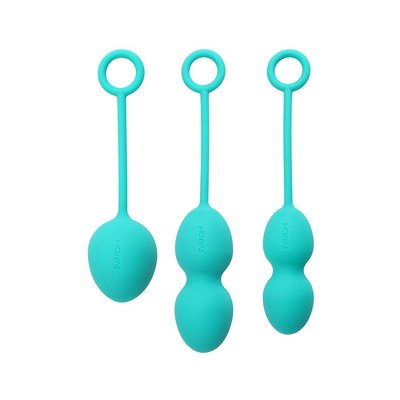 Vaginal ball set with shifted center of gravity Svakom Nova Green