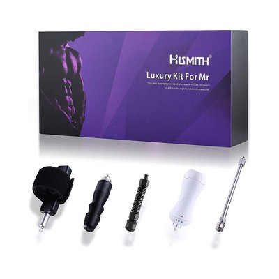 Hismith KlicLok System Set for Him adapter set for sex machines, masturbator included