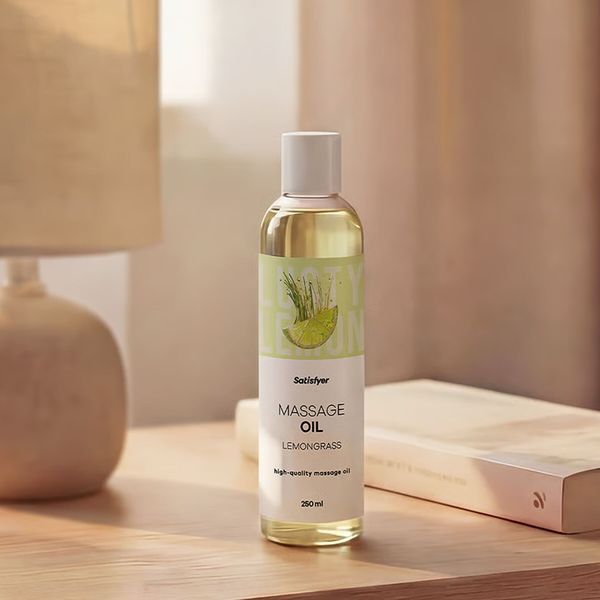 Массажное масло Satisfyer Massage Oil Lemongrass 250 мл SX2704 фото