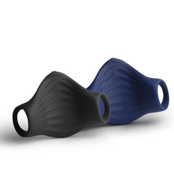 Rocks Off Palm Blue Masturbator with Finger Loops and 10 Modes