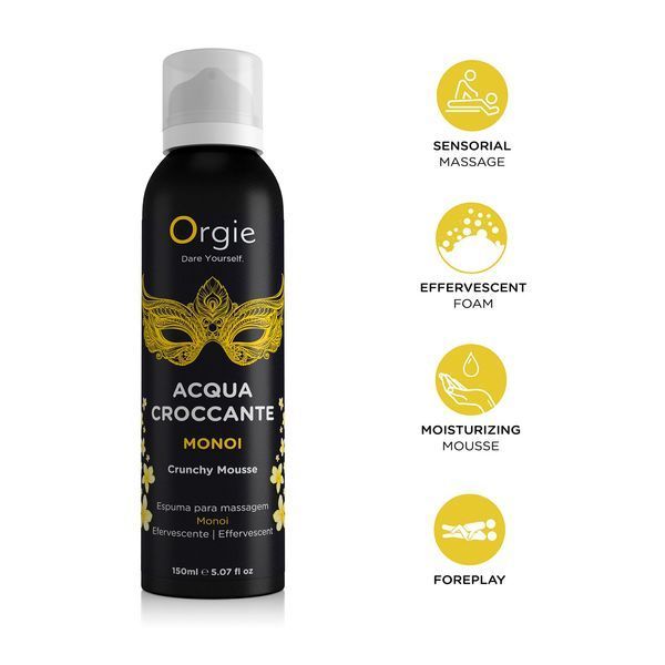 Orgie &ndash; Acqua Croccante Monoi Massage Foam (150 ml), bubble burst effect