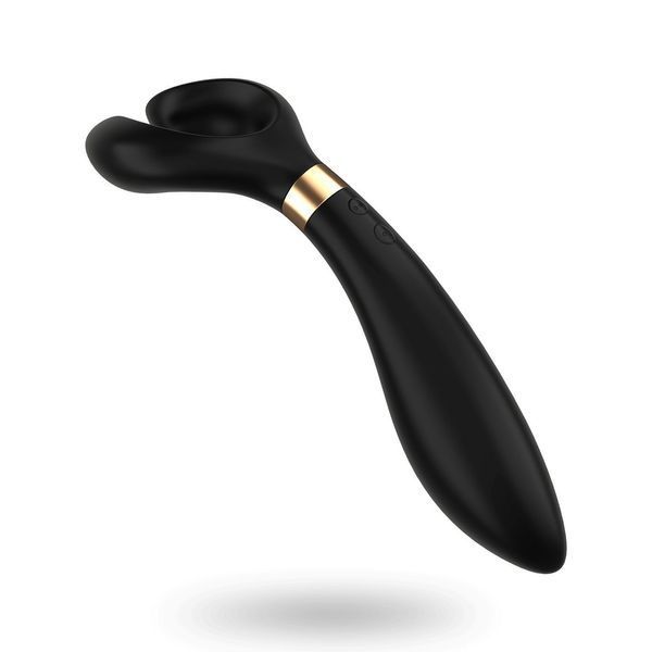 Satisfyer Endless Fun Black Couples Vibrator, 3 Independent Motors, Multifunctional