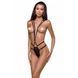 Відкритий боді зі стреп Passion Exclusive MEGGY L/XL, black PS27701 фото 1