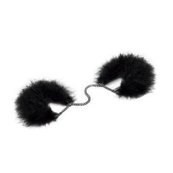 Пухнасті наручники Bijoux Indiscrets Za za zu - feahter handcuffs, пір'яні, подарункове паковання SO2673 фото