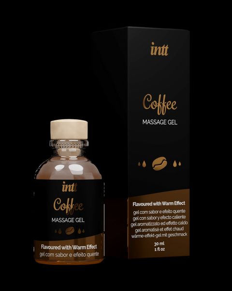 Массажный гель для интимных зон Intt Coffee (30 мл) разогревающий SO3508 фото