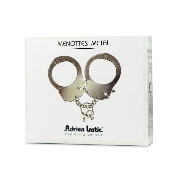 Adrien Lastic Handcuffs Metallic (police style)