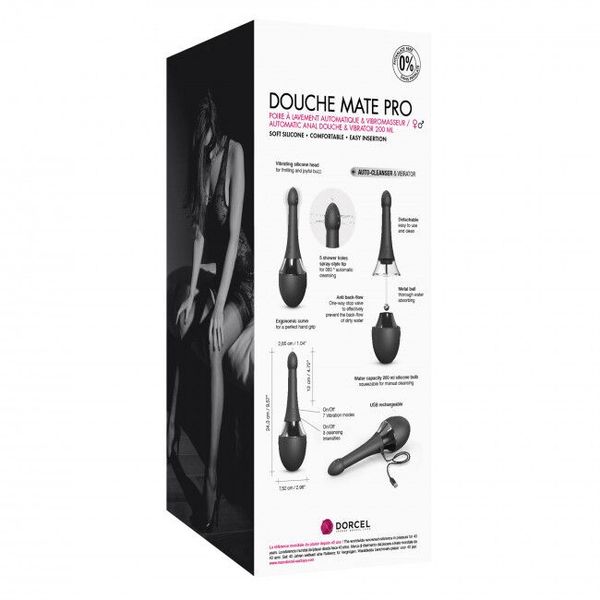 Автоматический анальный душ-вибратор Dorcel Douche Mate Pro SO5532 фото