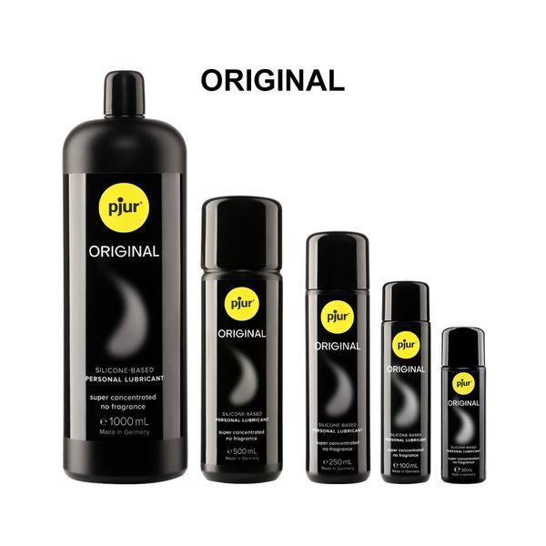 pjur Original Universal Silicone-Based Lubricant 250ml, 2 in 1, for Sex and Massage
