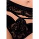 Passion TONYA SET black L/XL Lingerie Set - Passion Exclusive: panties, bra, garter belt