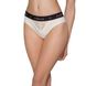 Трусики з широкою гумкою і мереживом Passion PS001 PANTIES S, ecru SO4165 фото 1