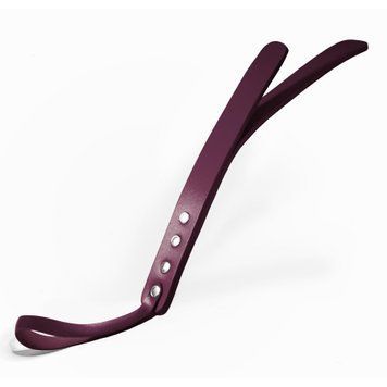 Feral Feelings Leather Mini Paddle Burgundy, two-layer, genuine leather