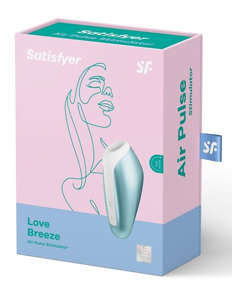 Миниатюрный вакуумный стимулятор Satisfyer Love Breeze Ice Blue SO4103 фото