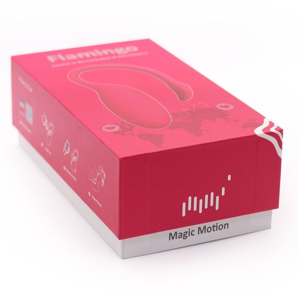 Smart egg vibrator Magic Motion Flamingo with clitoral stimulator, 3 Kegel exercises modes