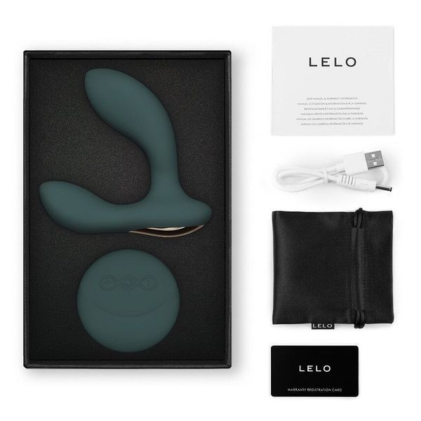 Массажер простаты LELO Hugo 2 Remote Green, 2 мотора, очень мощный, пульт ДУ SX0690 фото