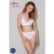 Трусики з широкою гумкою і мереживом Passion PS001 PANTIES L, white SO4171 фото 3