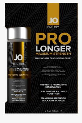 Prolonging spray System JO Prolonger Spray with Lidocaine (60ml), does not contain mineral oils