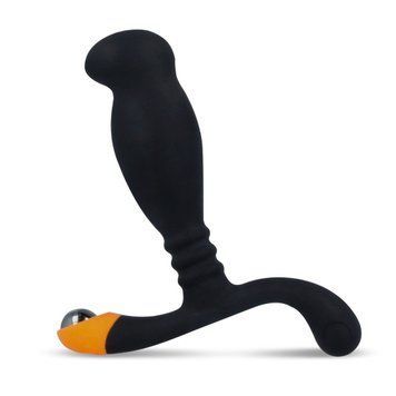 Nexus Ultra SI Prostate Massager with Perineal Massager, Silicone Coating, New Model, Black