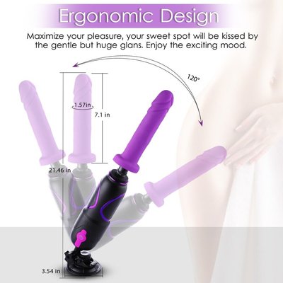 Hismith Pro Travel APP Smart Sex Machine with dildo, suction cup, remote control