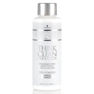 Пудра для ухода за игрушками Sensuva Think Clean Thoughts Toy Powder (56 г) SO4467 фото