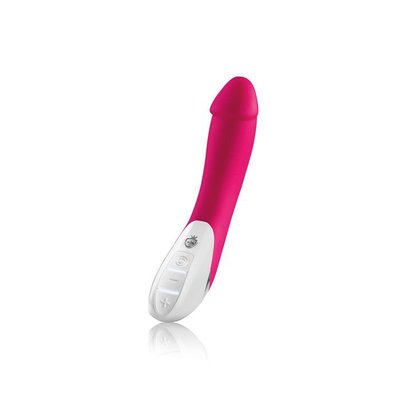 Powerful Mystim Terrific Truman Pink Vibrator with two motors and pronounced head