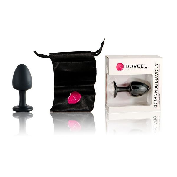 Dorcel Geisha Plug Diamond XL Anal Plug with ball inside, creates vibrations, max. diameter 4.5 cm