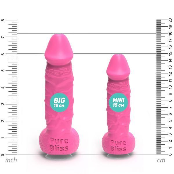Мило у формі пеніса Pure Bliss MINI Pink, крафтове мило-член, натуральне SO6354 фото
