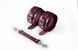 Feral Feelings Ankle Restraints Burgundy, genuine leather