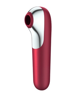 Smart vibrator and vacuum stimulator 2-in-1 Satisfyer Dual Love Pink