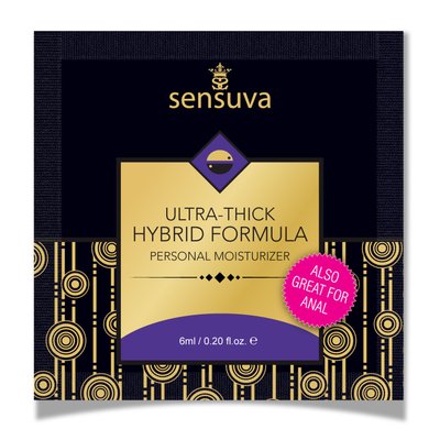 Sensuva Ultra-Thick Hybrid Formula (6ml) thick lubricant sample