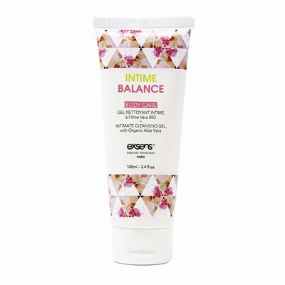 Intimate hygiene gel EXSENS Intime Balance, 100 ml, with organic aloe leaf extract