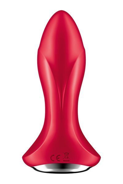 Анальна смарт-вібропробка із перлинним масажем Satisfyer Rotator Plug 1+ Red SO6277 фото