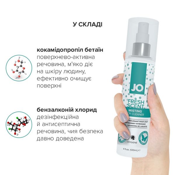 Чистящее средство System JO Fresh Scent Misting Toy Cleaner (120 мл) с ароматом свежести SO2447 фото