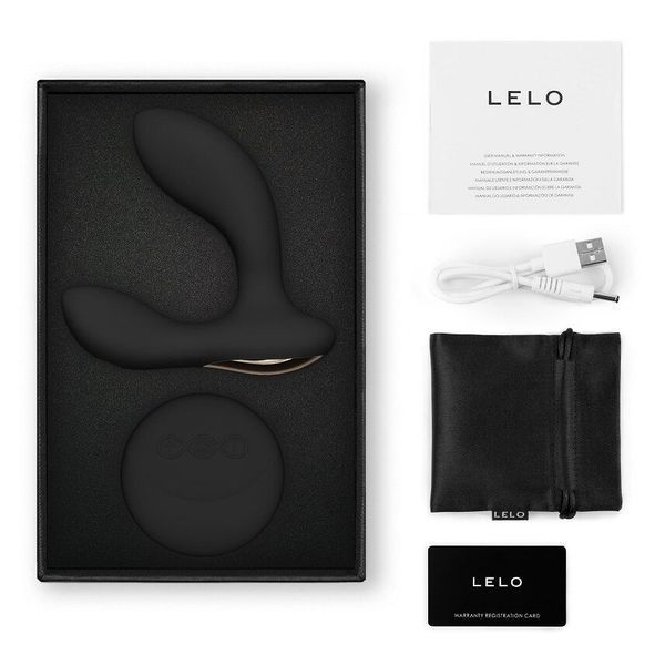 Массажер простаты LELO Hugo 2 Remote Black, 2 мотора, очень мощный, пульт ДУ SX0691 фото