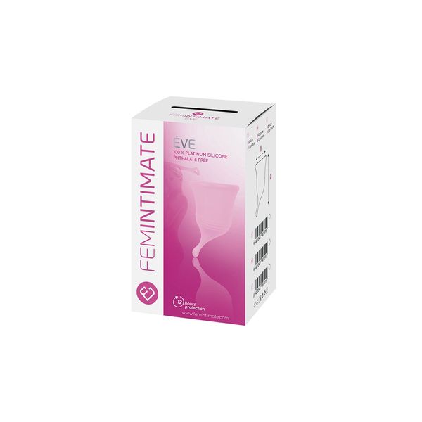 Femintimate Eve Cup New Menstrual Cup size M, volume 35ml, ergonomic design