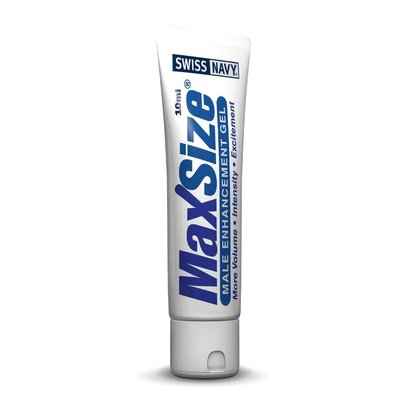 Swiss Navy Max Size Cream Potency Enhancement Cream 10 ml