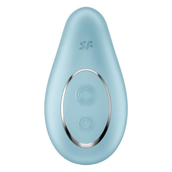 Вібратор Satisfyer Dipping Delight Light Blue, 2 мотори, гнучкий кінчик SO6991 фото