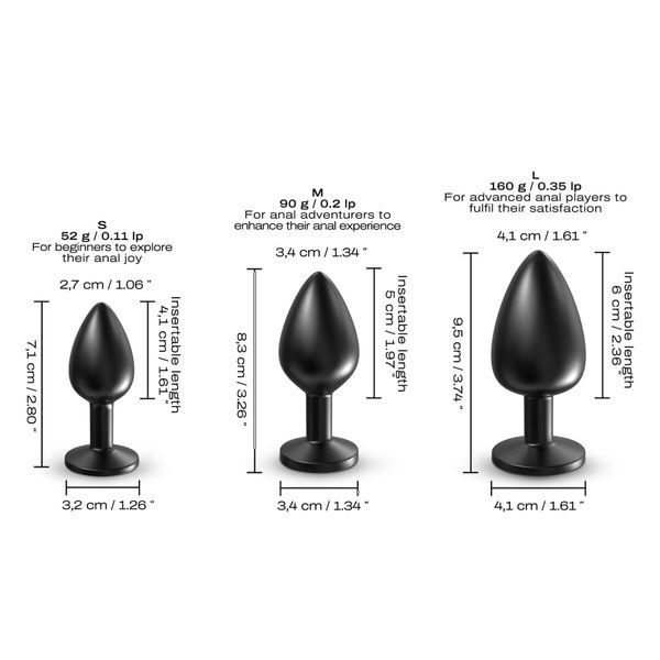 Анальна пробка Dorcel ONIX PLUG L SX1375 фото