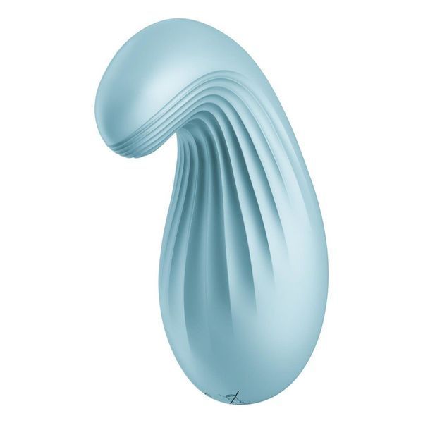 Вібратор Satisfyer Dipping Delight Light Blue, 2 мотори, гнучкий кінчик SO6991 фото