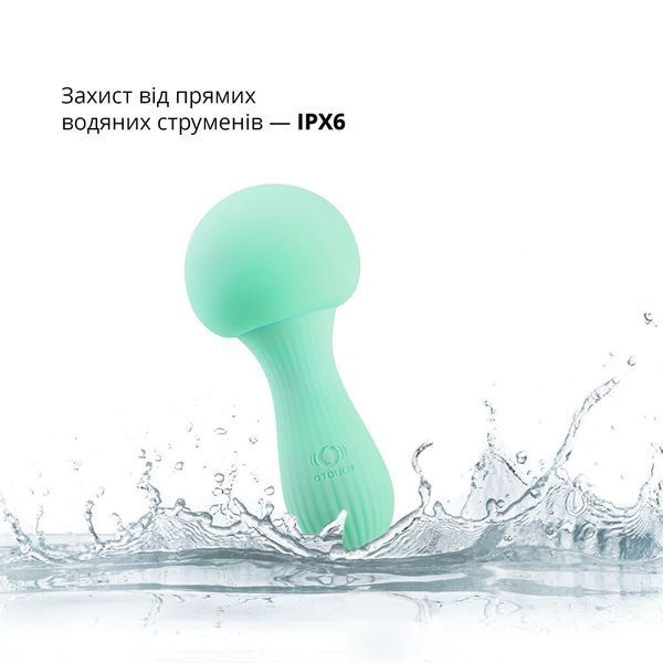 Otouch MUSHROOM Teal Vibrating Massager, 7 Modes, Night Light Function, Start-Stop Technology