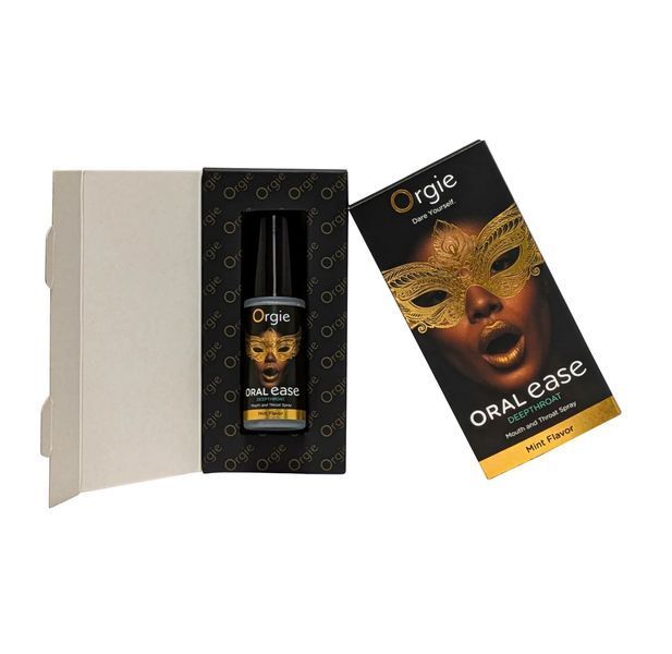 Спрей для глубокого минета Orgie &ndash; Oral Ease Deepthroat (15 мл), мятный, без анестетиков SX2737 фото